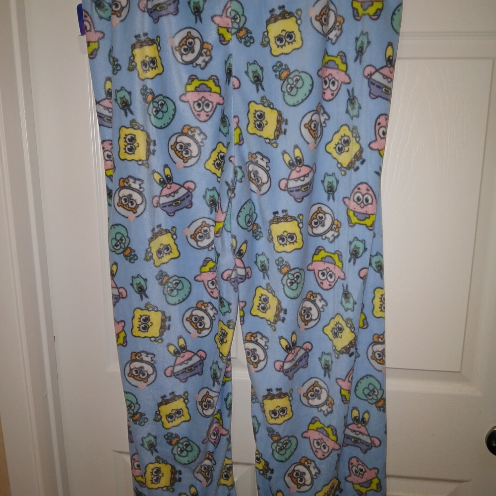 Adults Cartoon Character Pajama Pants - Blue